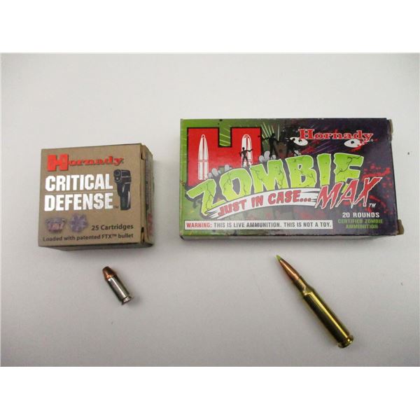 ASSORTED HORNADY AMMO LOT