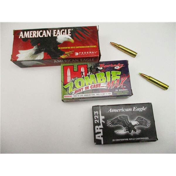ASSORTED .222 REM AMMO LOT