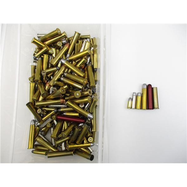 ASSORTED RELOADED AMMO LOT