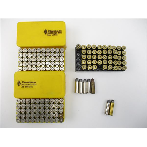 ASSORTED RELOADED AMMO LOT