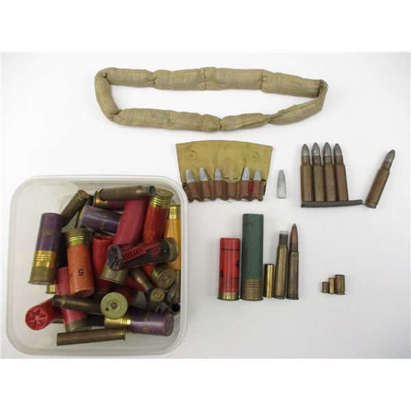 ASSORTED RELOADED AND NEW AMMO LOT