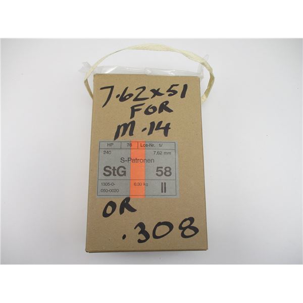 MILITARY 7.62X51MM AMMO