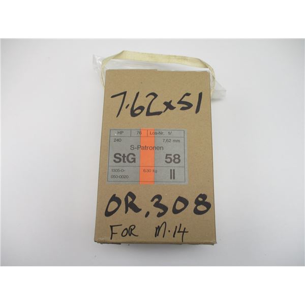 MILITARY 7.62X51MM AMMO