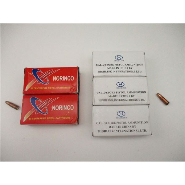 ASSORTED 7.62X25MM TOKAREV AMMO LOT