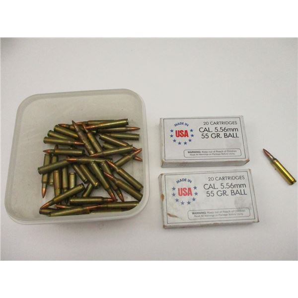 MILITARY 5.56MM AMMO LOT