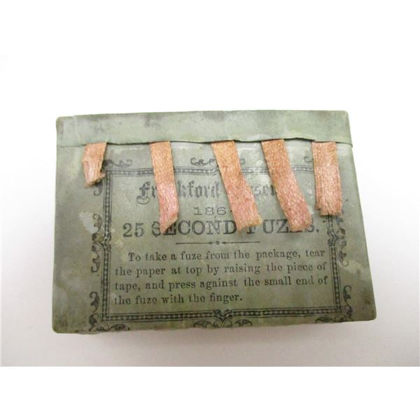 MILITARY CANNON FUSES
