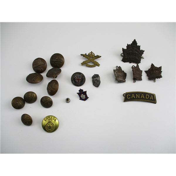 WWI CANADIAN MACHINE GUN CORPS LOT