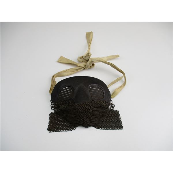RARE WWI BRITISH TANK CREW FACE MASK