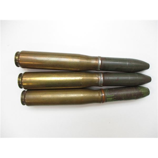 WWII BRITISH 20MM INERT CANNON ROUNDS