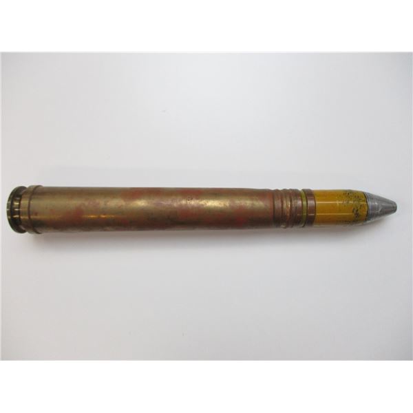 WWII GERMAN 3.7 CM FLAK INERT SHELL