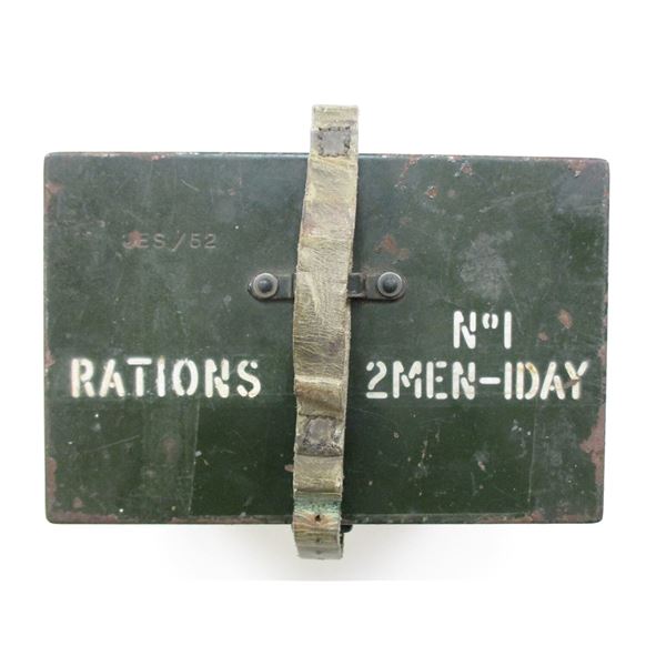 POST WWII CANADIAN RATIONS BOX