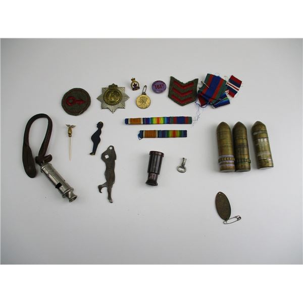 ASSORTED MILITARIA LOT