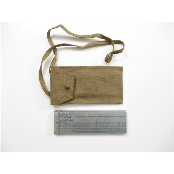 WWII BRITISH VICKERS MG SLIDE RULE