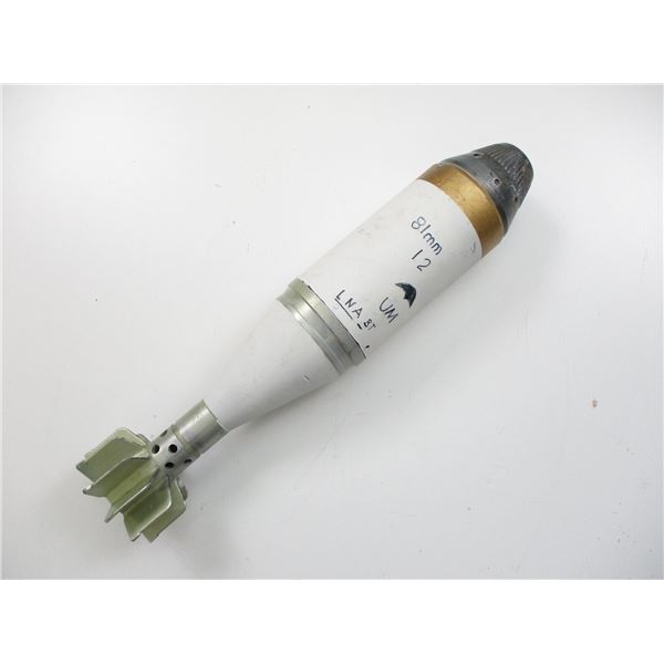 81MM INERT MORTAR ROUND