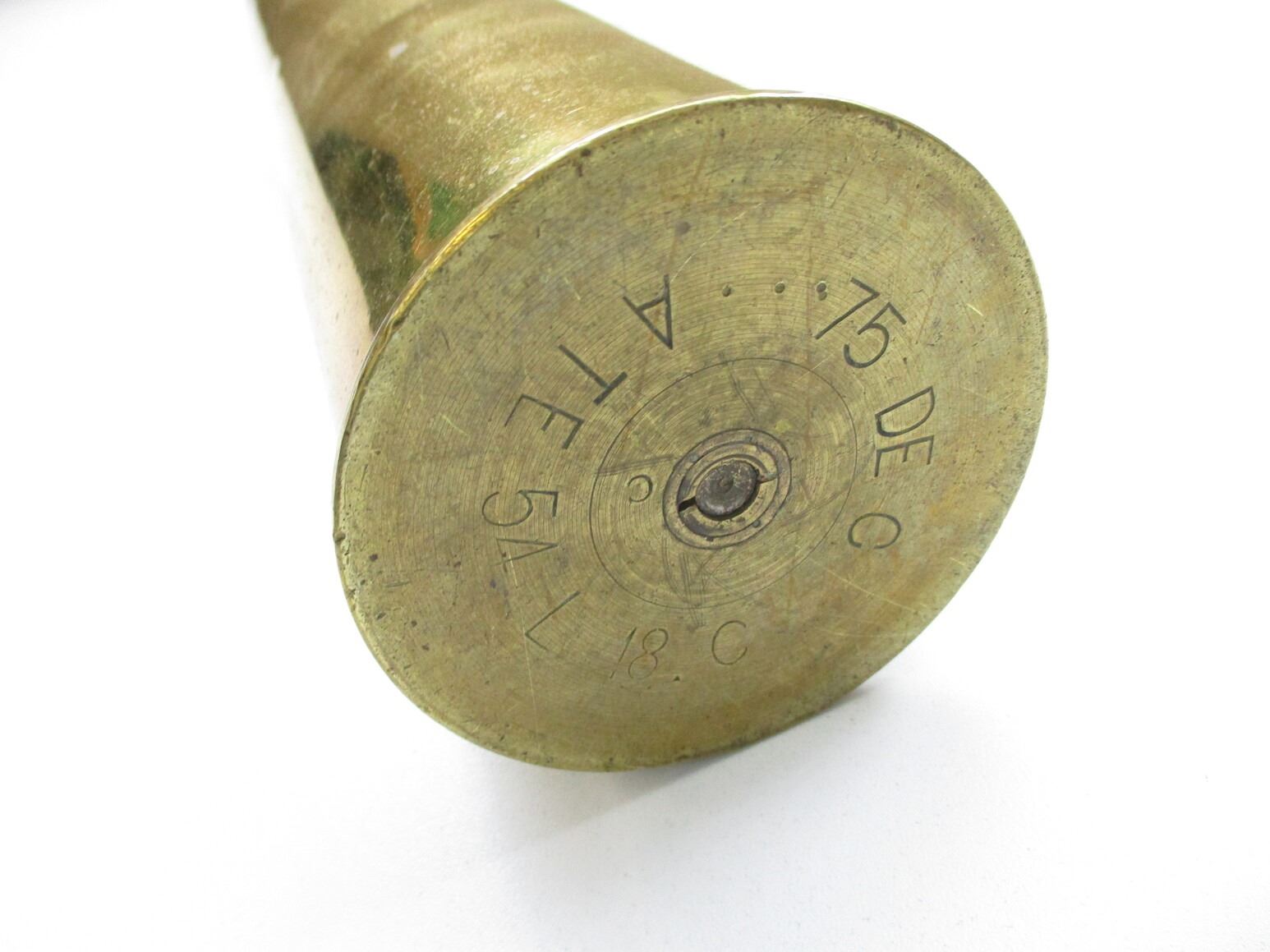 FRENCH 75MM BRASS SHELL CASING