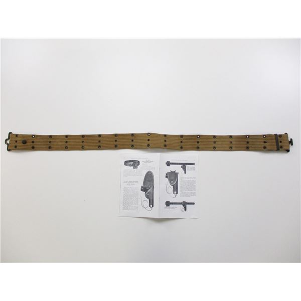 US WWI M1912 MILLS PISTOL BELT