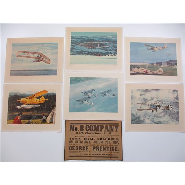 NO 8 COMPANY POSTER/AIRPLANE PRINTS