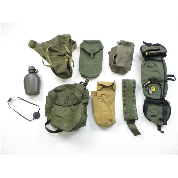 VARIOUS MILITARY POUCHES ETC