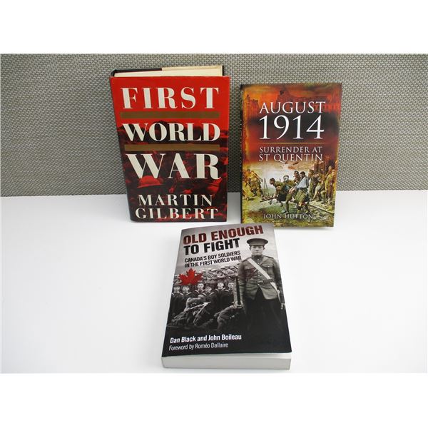 ASSORTED WWI BOOKS