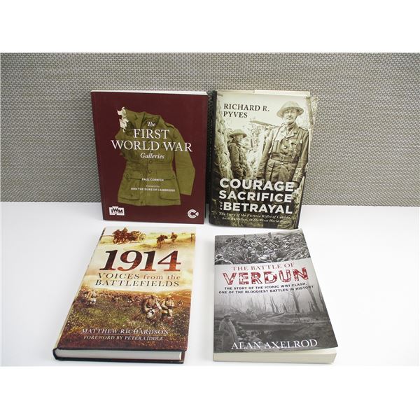 ASSORTED WWI BOOKS