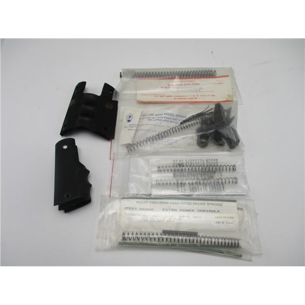ASSORTED PISTOL PARTS ETC