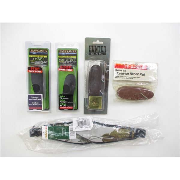 ASSORTED RECOIL PADS & SLING