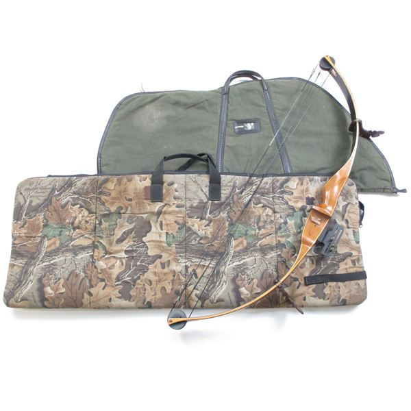 UNKNOWN COMPOUND BOW WITH CASES