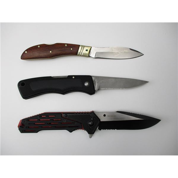 ASSORTED FOLDING KNIVES