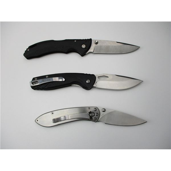 ASSORTED BUCK FOLDING KNIVES