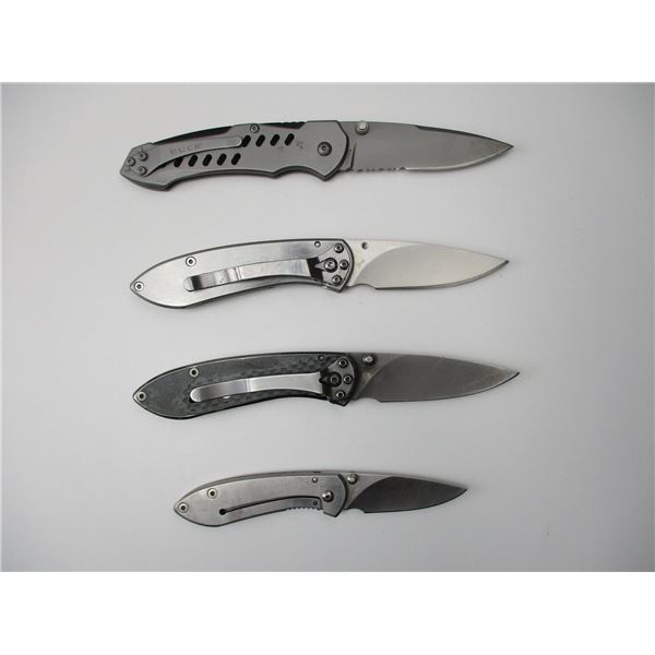 ASSORTED BUCK FOLDING KNIVES