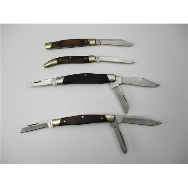 ASSORTED BUCK FOLDING KNIVES
