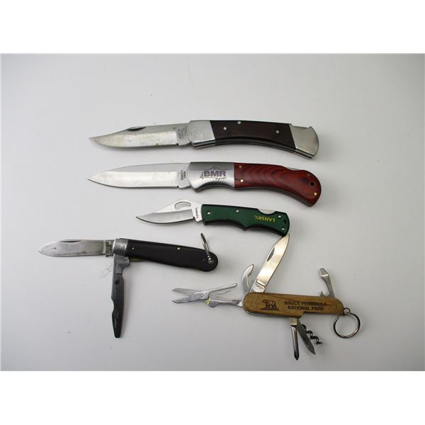 ASSORTED FOLDING KNIVES