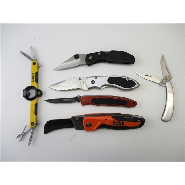 ASSORTED FOLDING KNIVES