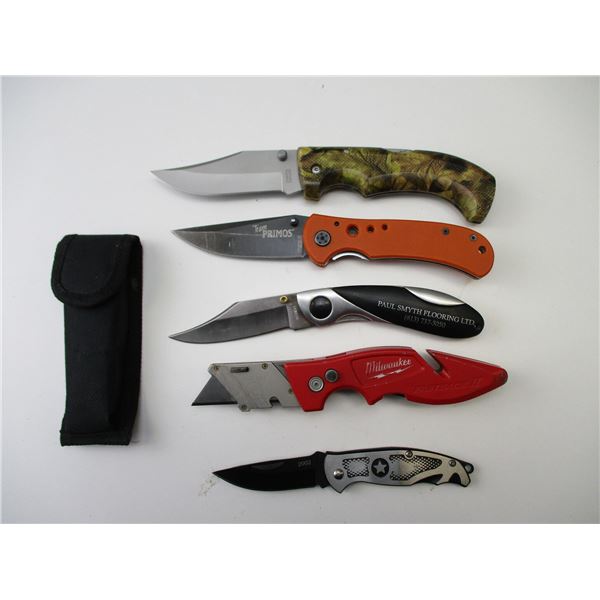 ASSORTED FOLDING KNIVES