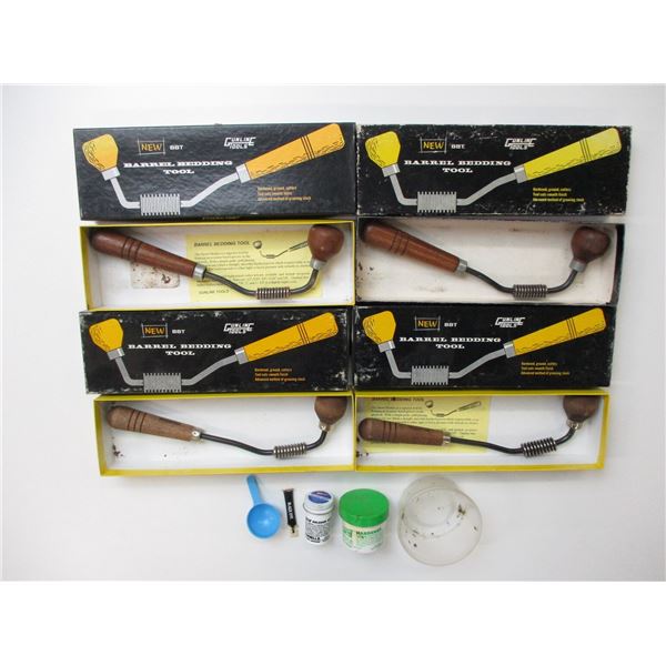 ASSORTED BARREL BEDDING TOOLS ETC