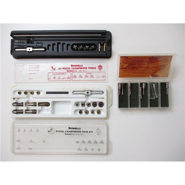 BROWNELLS PISTOL CHAMFERING TOOLS LOT