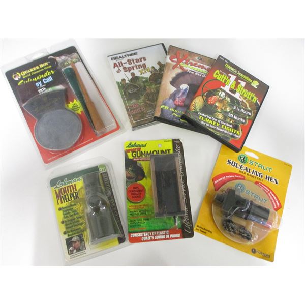 ASSORTED TURKEY GAME CALLS ETC