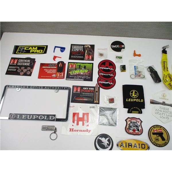 FIREARMS MFG'S LICENSE PLATE ETC