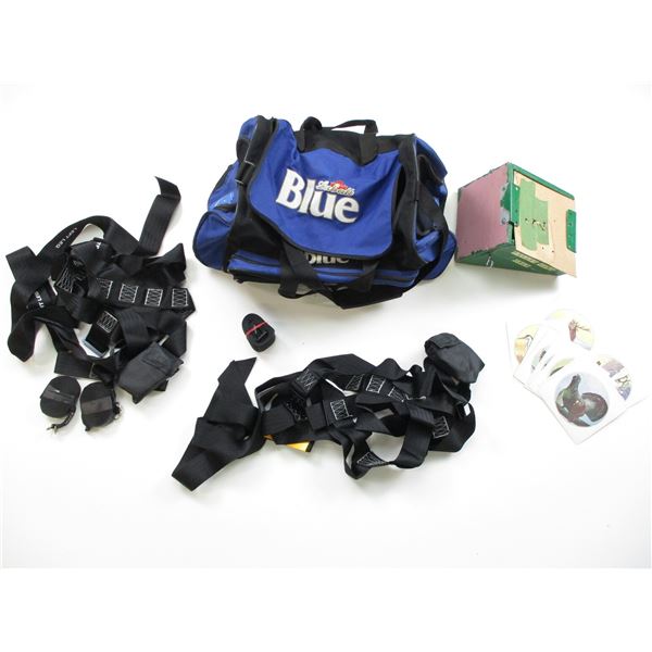 LABATT BLUE DUFFLE BAG ETC