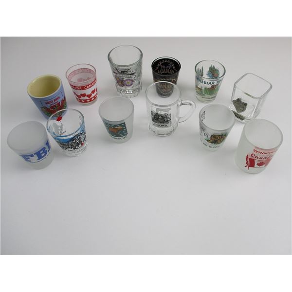 ASSORTED SHOT GLASSES