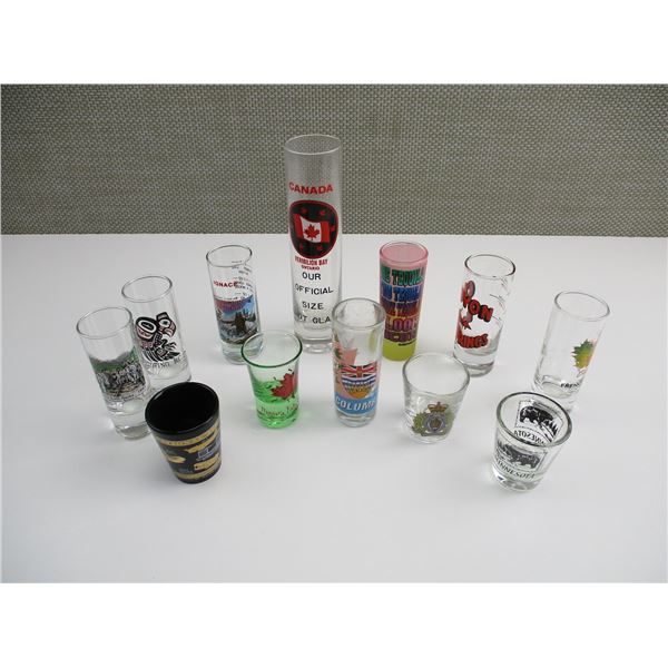 ASSORTED SHOT GLASSES