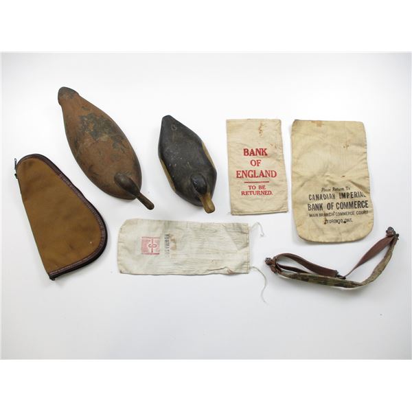 WOODEN DUCK DECOYS ETC