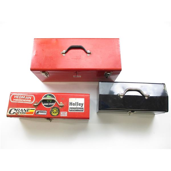 ASSORTED RED TOOL BOXES