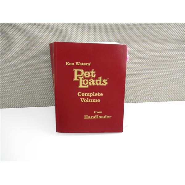 PET LOADS HANDLOADER BOOK