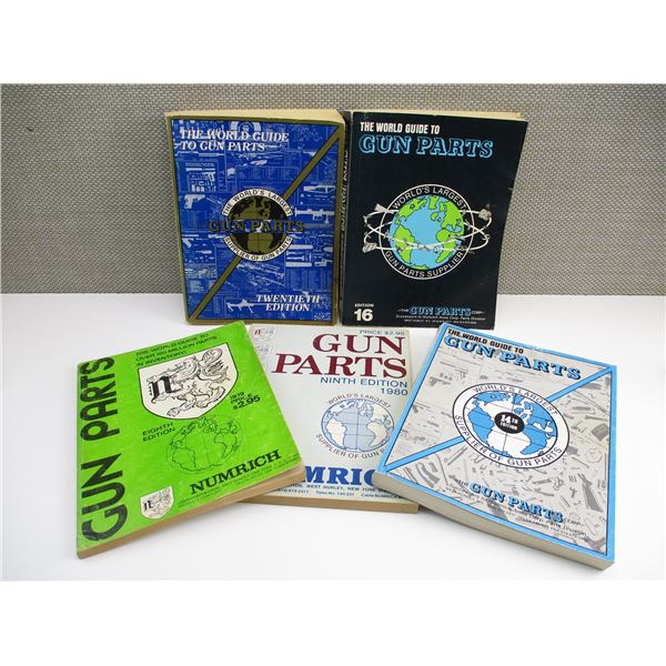 ASSORTED GUNS PARTS BOOKS