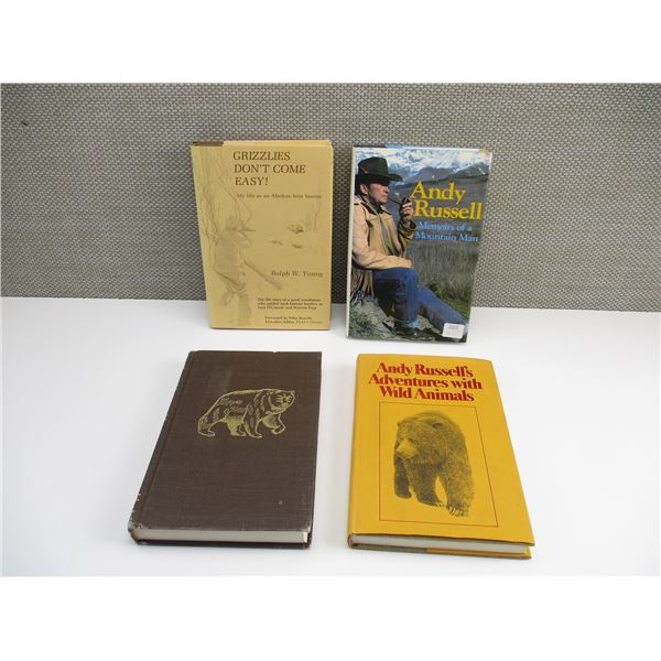 ASSORTED GRIZZLY / ADVENTURE BOOKS