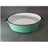 Image 3 : Green Enamelware Roaster- 20"L