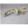 Image 3 : Anchor Marked Horsehead Spurs- Hercules Bronze- 2" Shank- 10 Point Rowels
