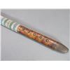 Image 5 : Beaded Pipe/ Tomahawk Combo- 7" Head- 23" Leather Wrapped Dotted Handle