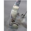 Image 4 : Edge Marked Crockett Stainless Spurs- Mustache Pattern- .8" Bands- 1.75" Shanks- 10 Point Rowels
